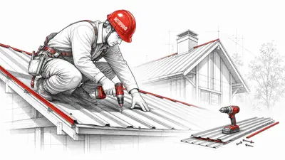 Инженерный скетч кровельных работ Метпрофф