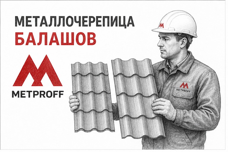 Купить металлочерепицу в Балашове: ряд, офис и склад Метпрофф