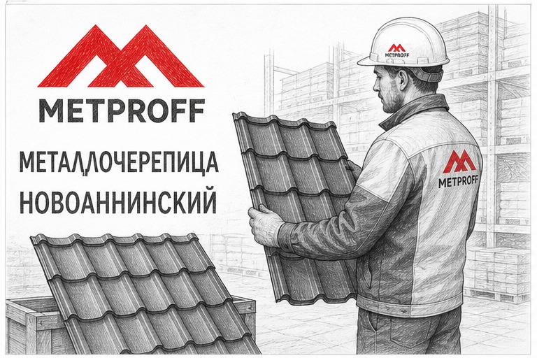 Купить металлочерепицу в Новоаннинском: ряд, офис и склад Метпрофф