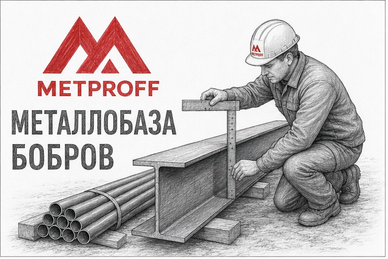 Металлобаза в Боброве: труба и прокат с базы, офис 22 Января 6А и склад 18Б