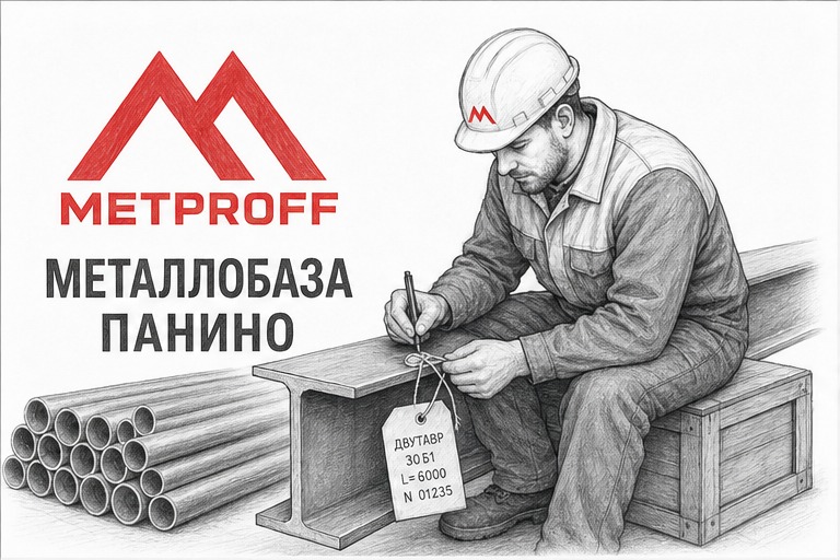 Металлобаза в Панино: труба и прокат с базы, офис 9 Января 74 и склад 18Б