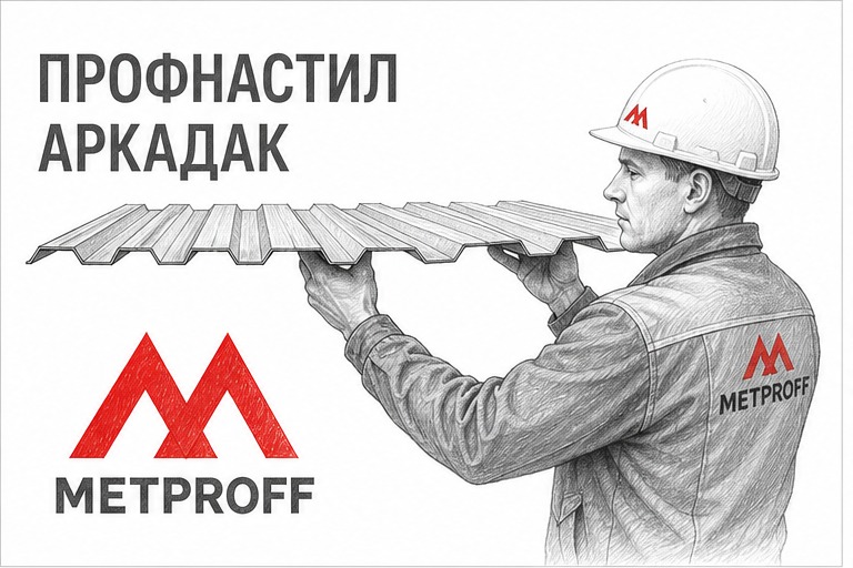 Купить профнастил в Аркадаке: лист, офис и склад Метпрофф