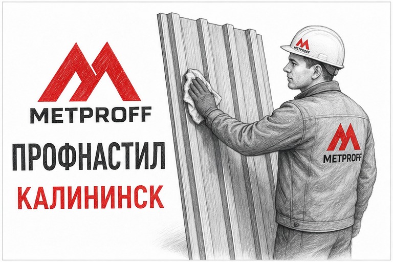 Купить профнастил в Калининске: лист, офис и склад Метпрофф