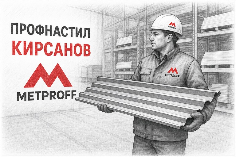 Купить профнастил в Кирсанове: лист, офис и склад Метпрофф