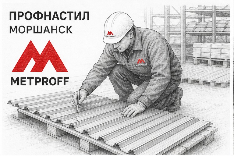 Купить профнастил в Моршанске: лист, офис и склад Метпрофф