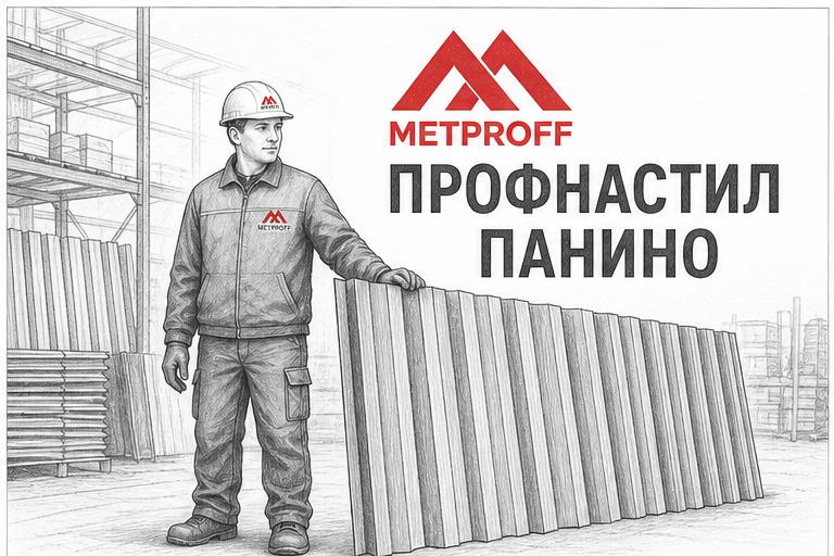 Купить профнастил в Панино: лист, офис и склад Метпрофф