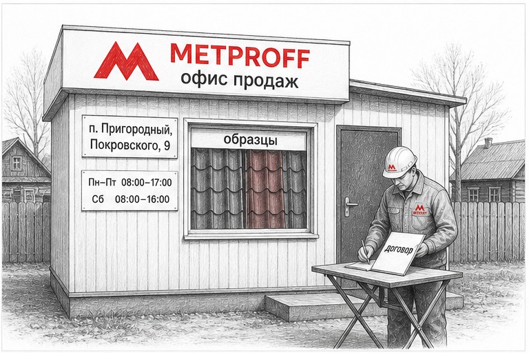 Офис Метпрофф в Моршанске, п. Пригородный, Покровского, 9