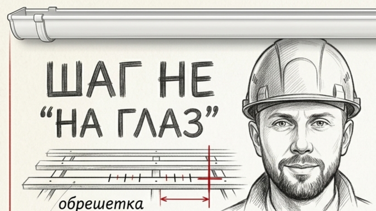 Шаг не на глаз. Обрешётка — Метпрофф