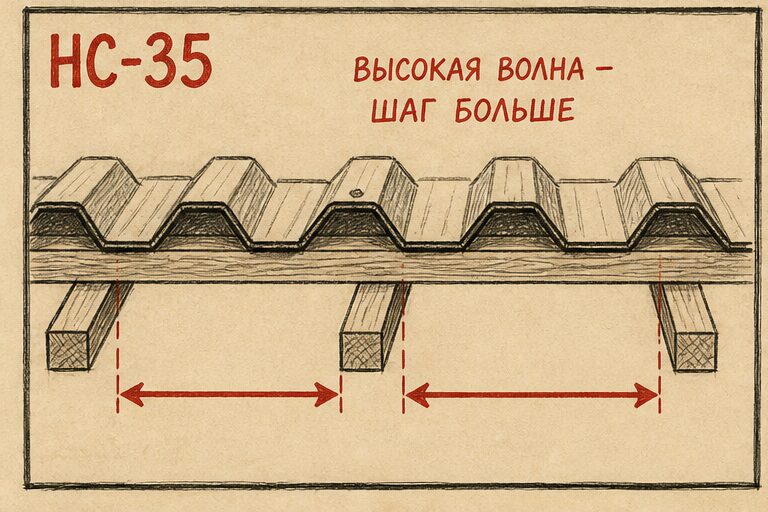 Высокая волна НС-35, шаг шире чем у С21